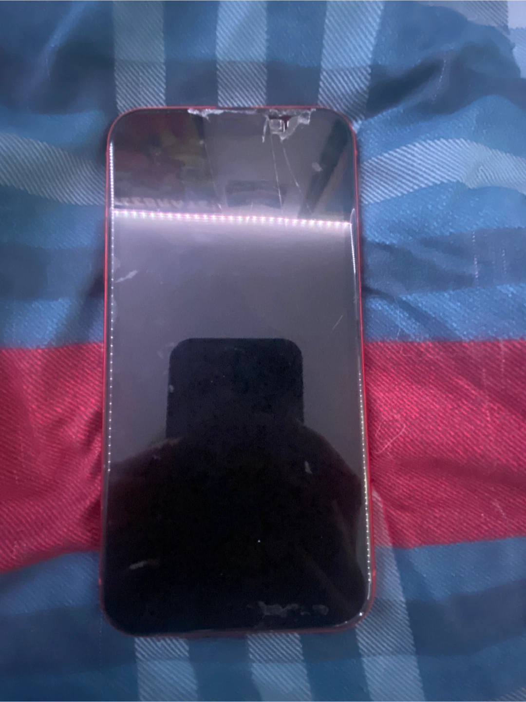 (Cracked )Apple iPhone XR - Red - photo 3