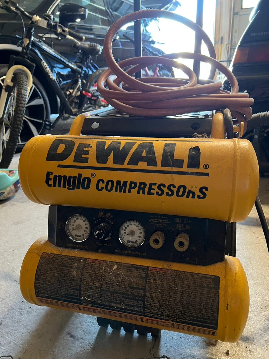 DeWalt Emglo Air Compressor