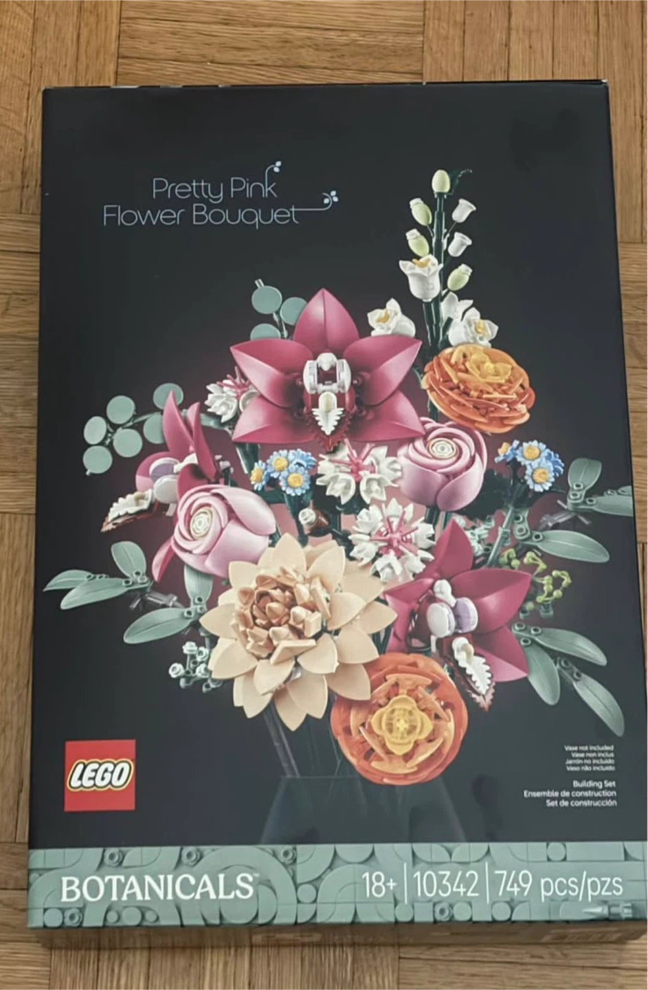 LEGO Pretty Pink Flower Bouquet Building Set 10342