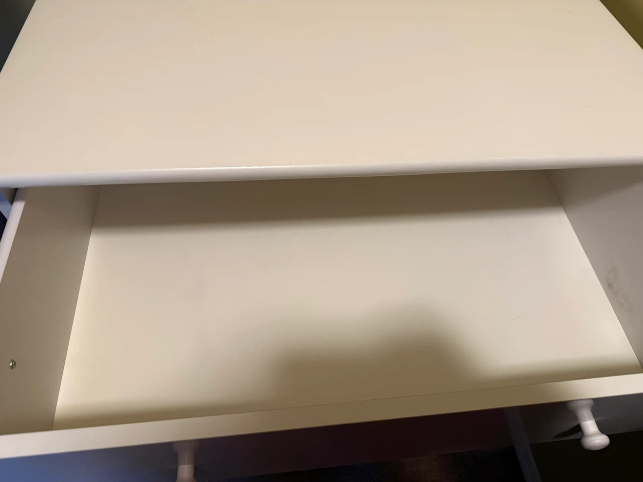 White 3-Drawer Dresser - photo 2