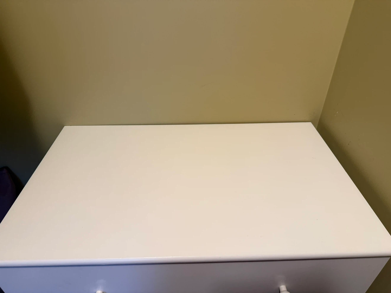 White 3-Drawer Dresser - photo 3