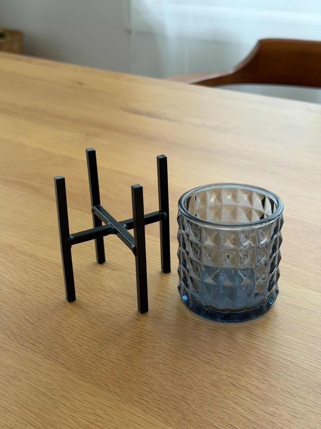 Small Glass Candle Holder Decor - photo 2