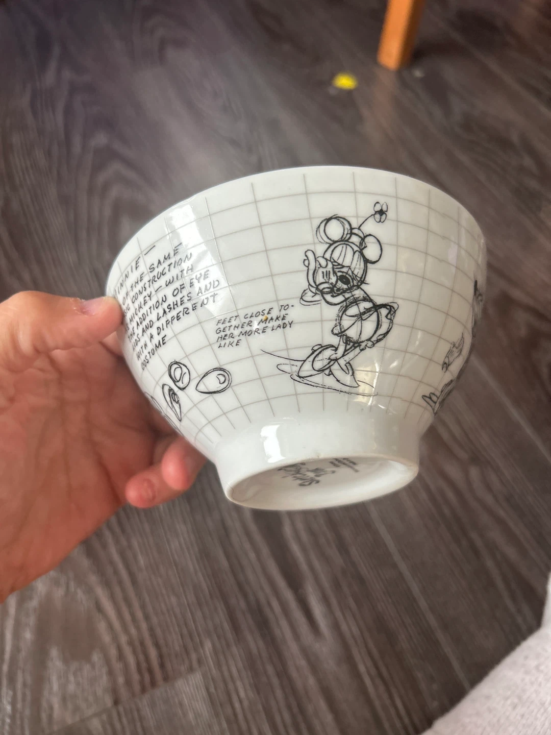 Disney Minnie  Mouse Sketch Bowls set of 2 - photo 4