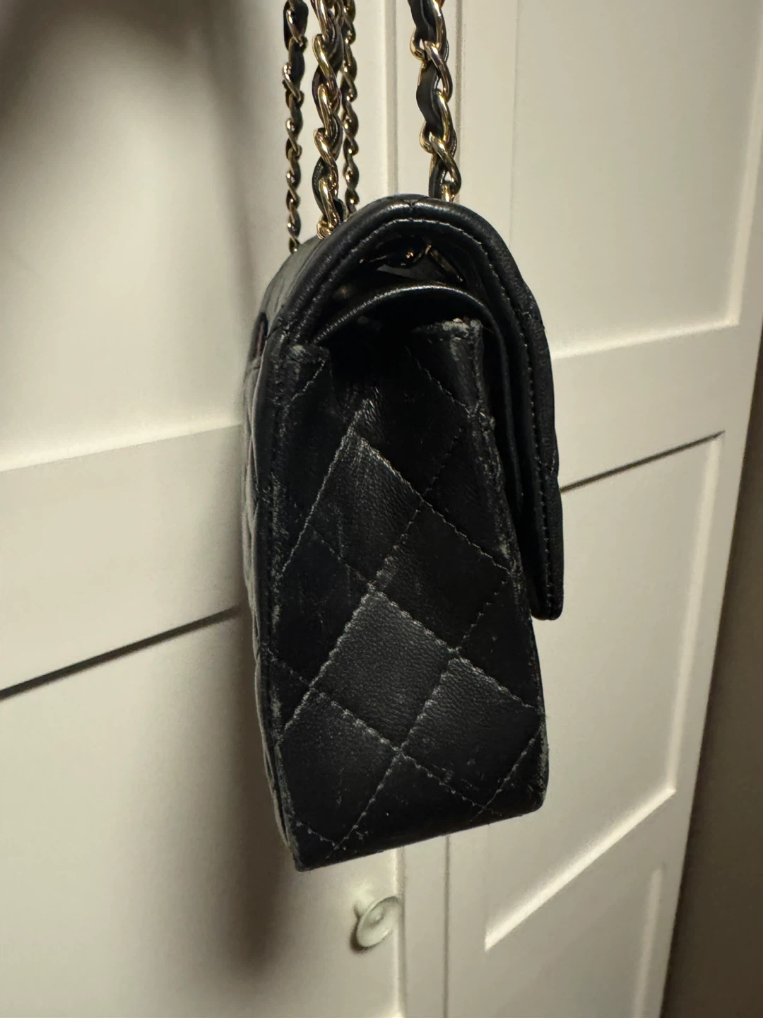 Chanel Classic Flap Shoulder Bag Black Leather - photo 3