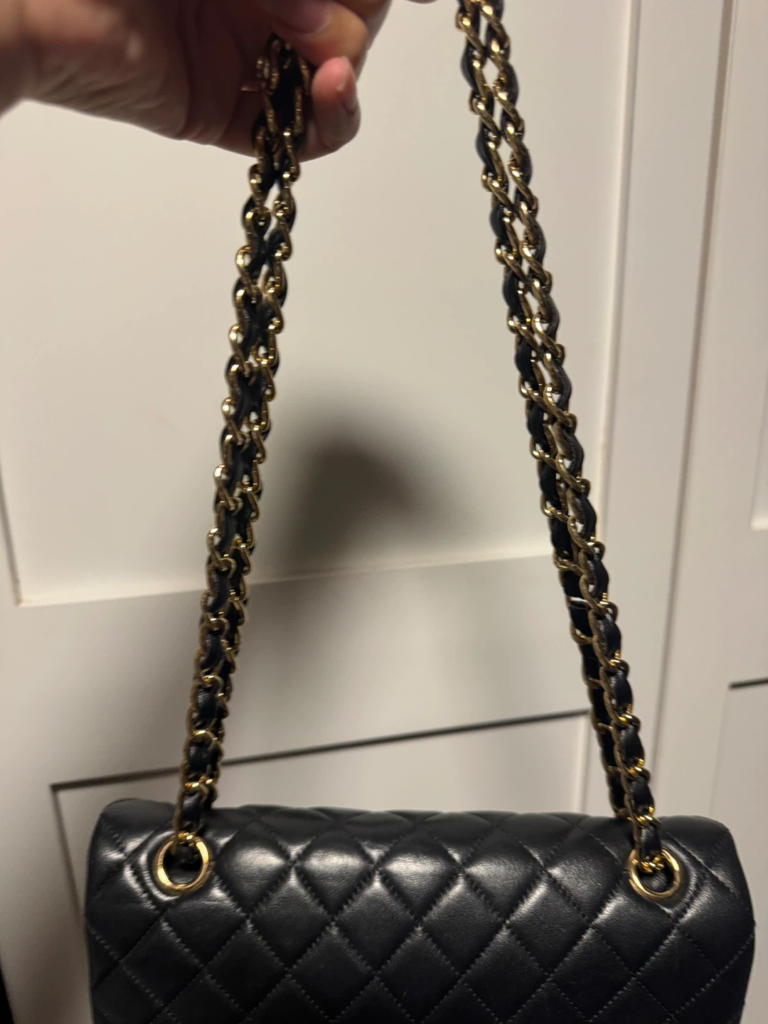 Chanel Classic Flap Shoulder Bag Black Leather - photo 4