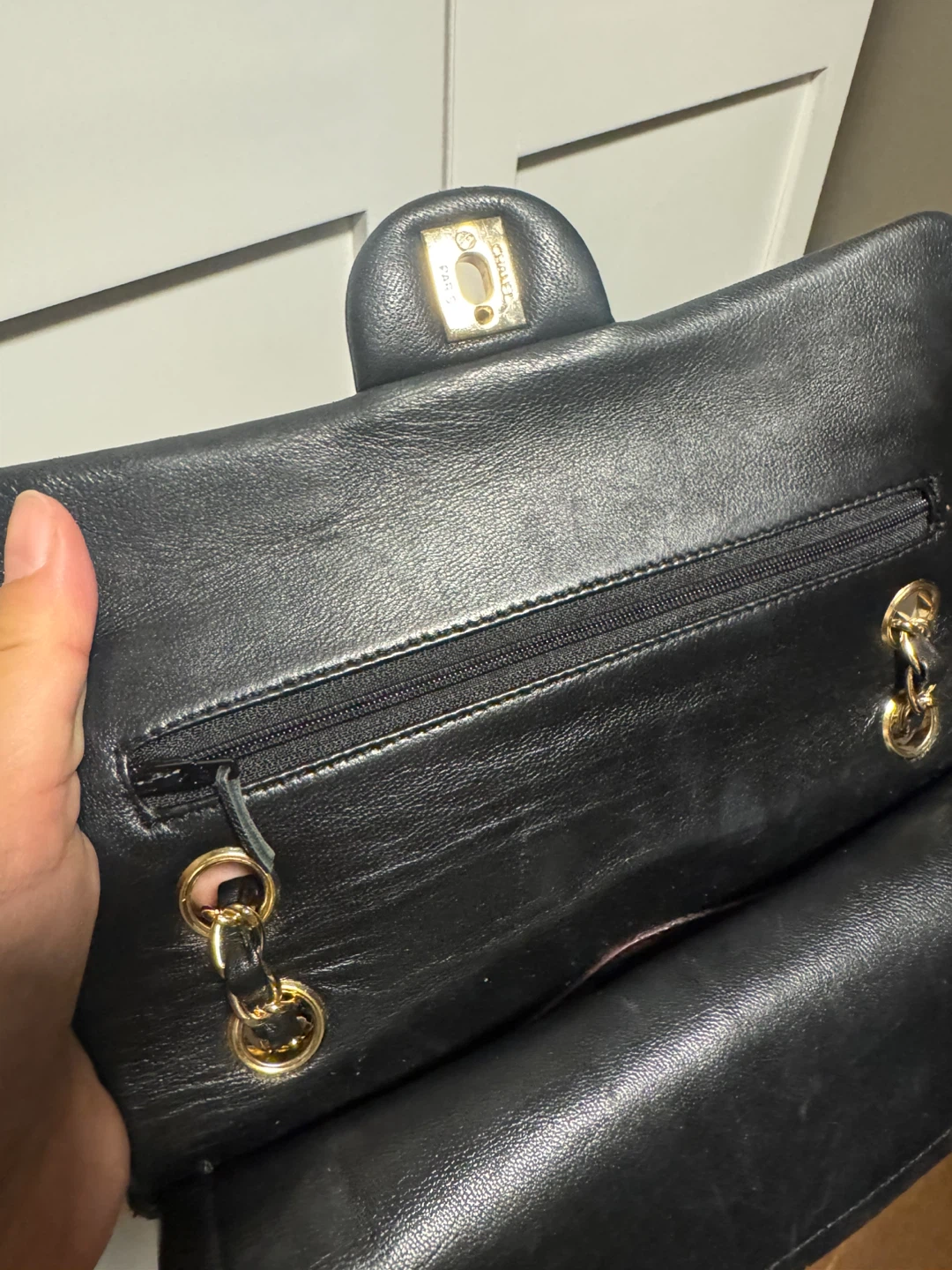 Chanel Classic Flap Shoulder Bag Black Leather - photo 5