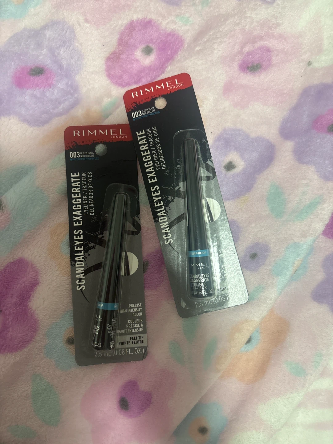 Rimmel London Exaggerate Eyeliner - Glossy Black (2 Pack)