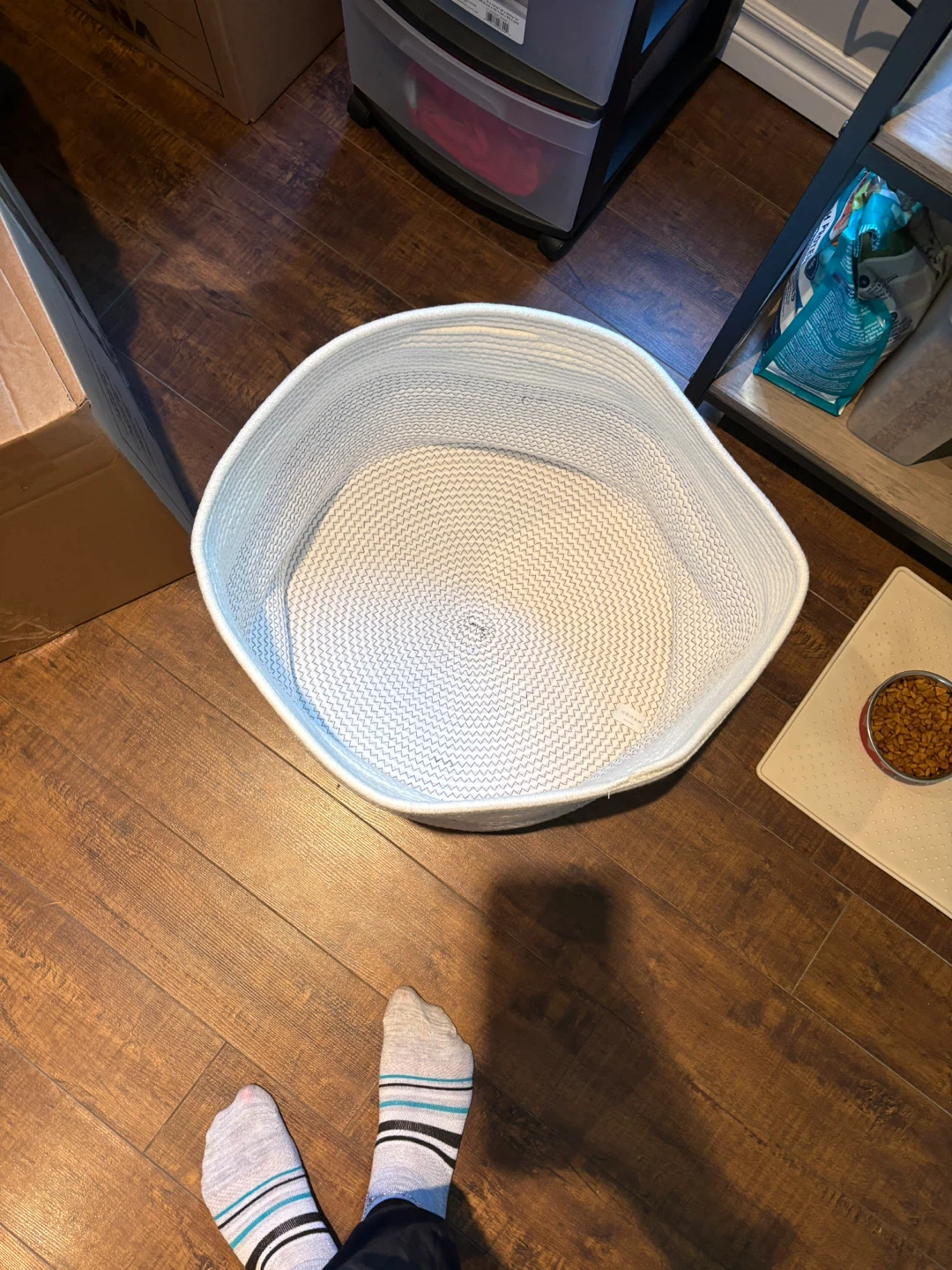 White Rope Storage Basket - photo 2