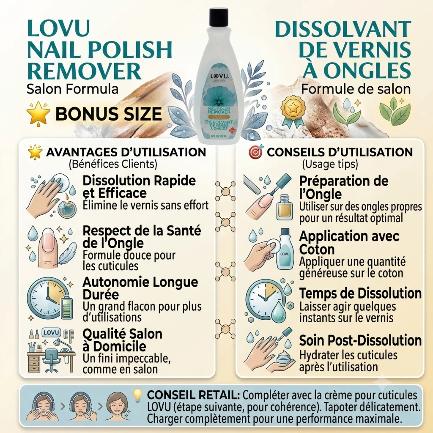 LOVU Nail Polish Remover - Salon Formula - photo 3