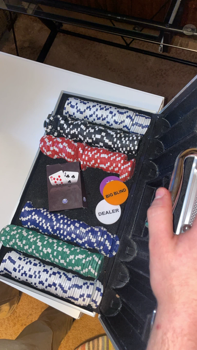 Poker Chip Set with Case