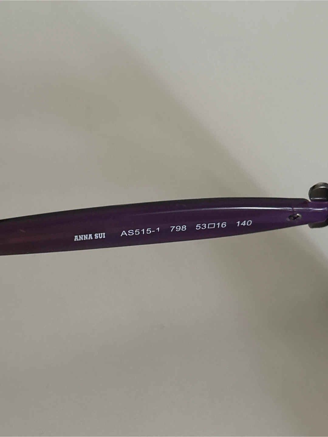 vintage anna sui purple reading glasses - photo 4