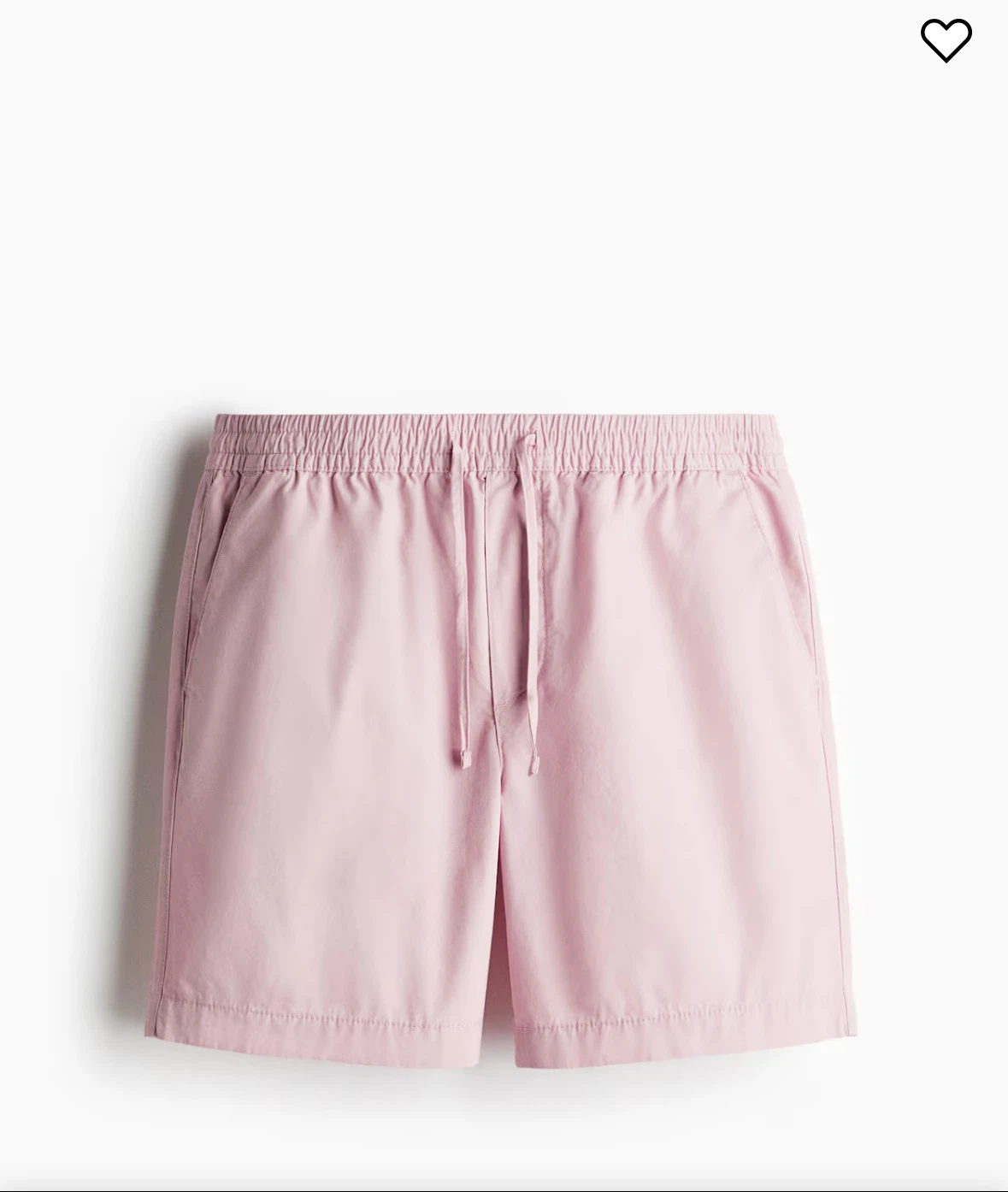 Pink Drawstring Shorts