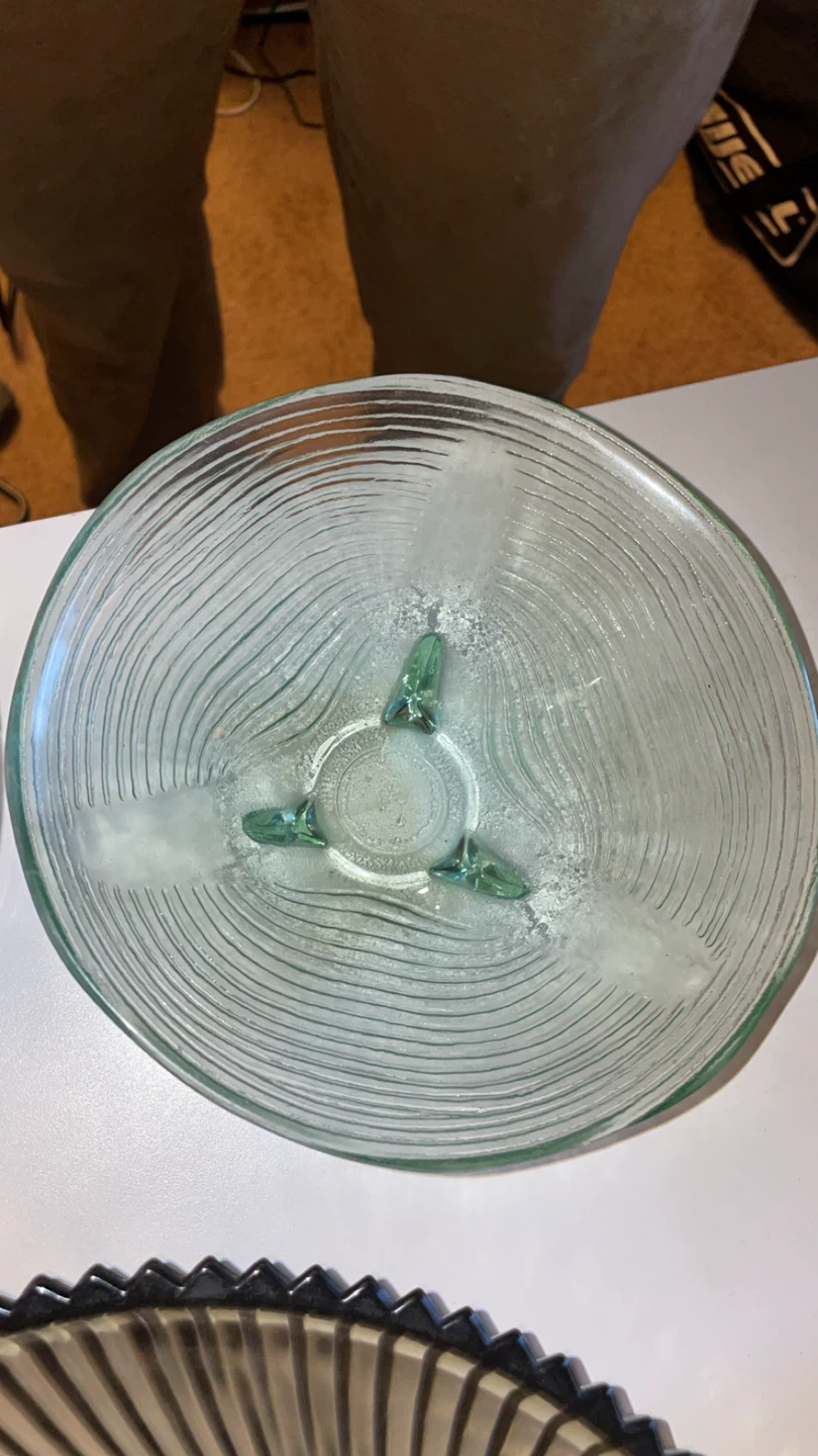 Glass Serving Bowls and Platter Set - photo 3