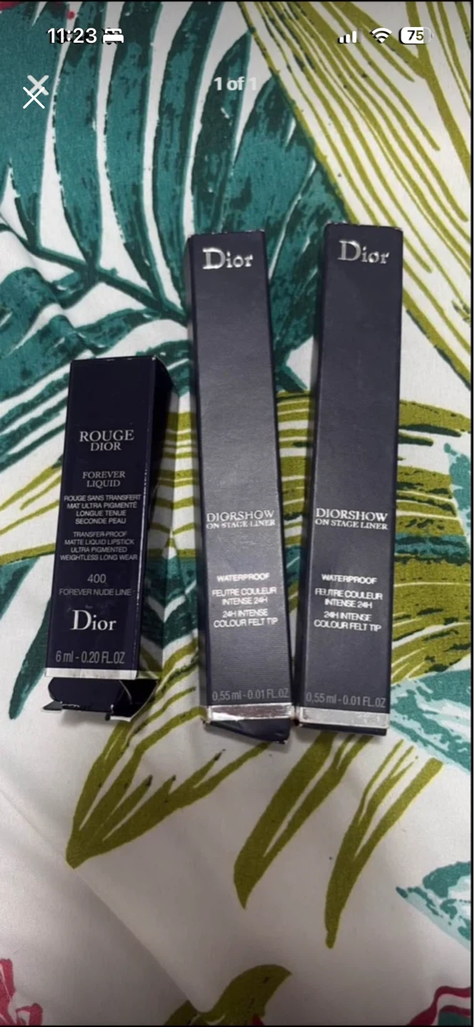 Dior Rouge Liquid Lipstick & Diorshow On Stage Liner