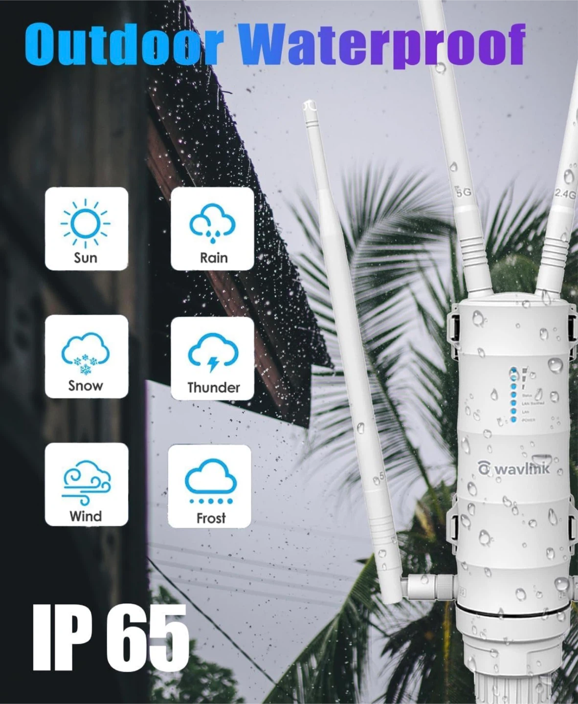 Outdoor WiFi Range Extender AC1200 - photo 2