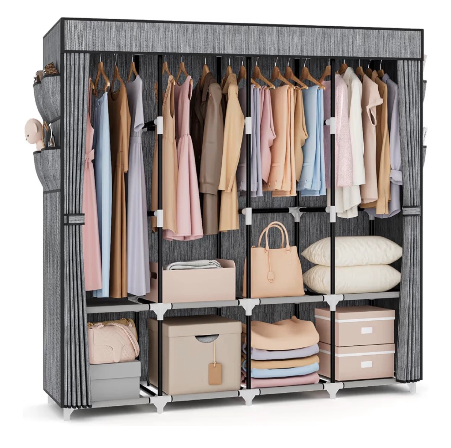 Portable Wardrobe Clothes Storage Organizer