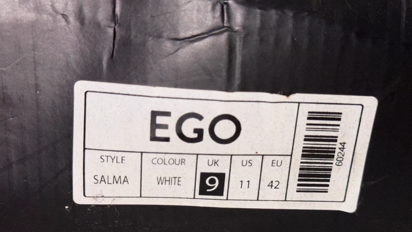 EGO White Lace-Up Block Heel Sandals - photo 3