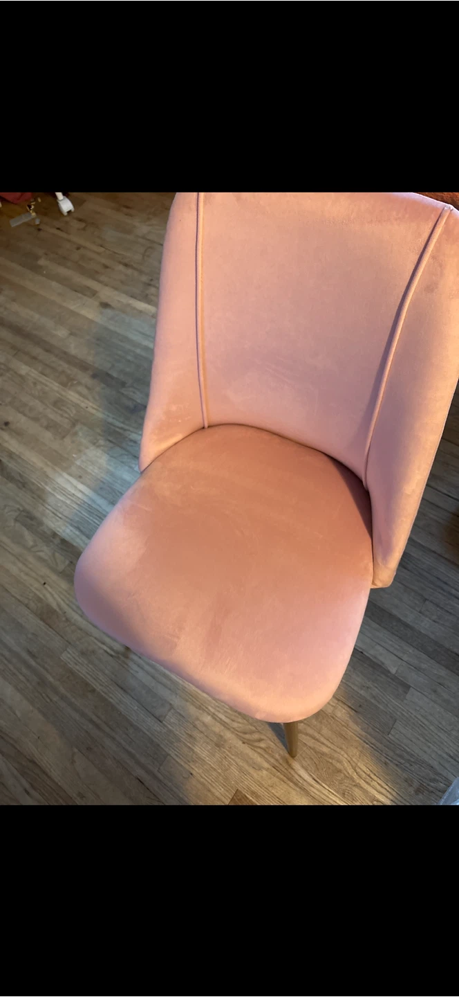Pink Velvet Dining Chairs (Set of 4) - photo 2
