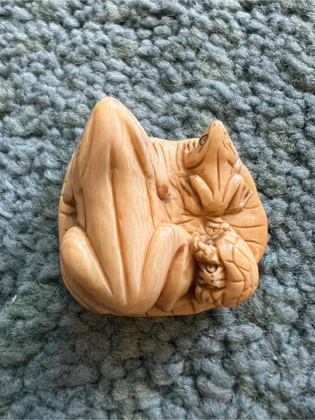 Antique Japanese ivory Netsukew figurines - photo 4
