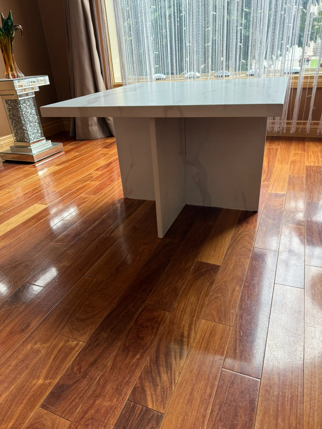 Modern Marble-Look Coffee Table - photo 2