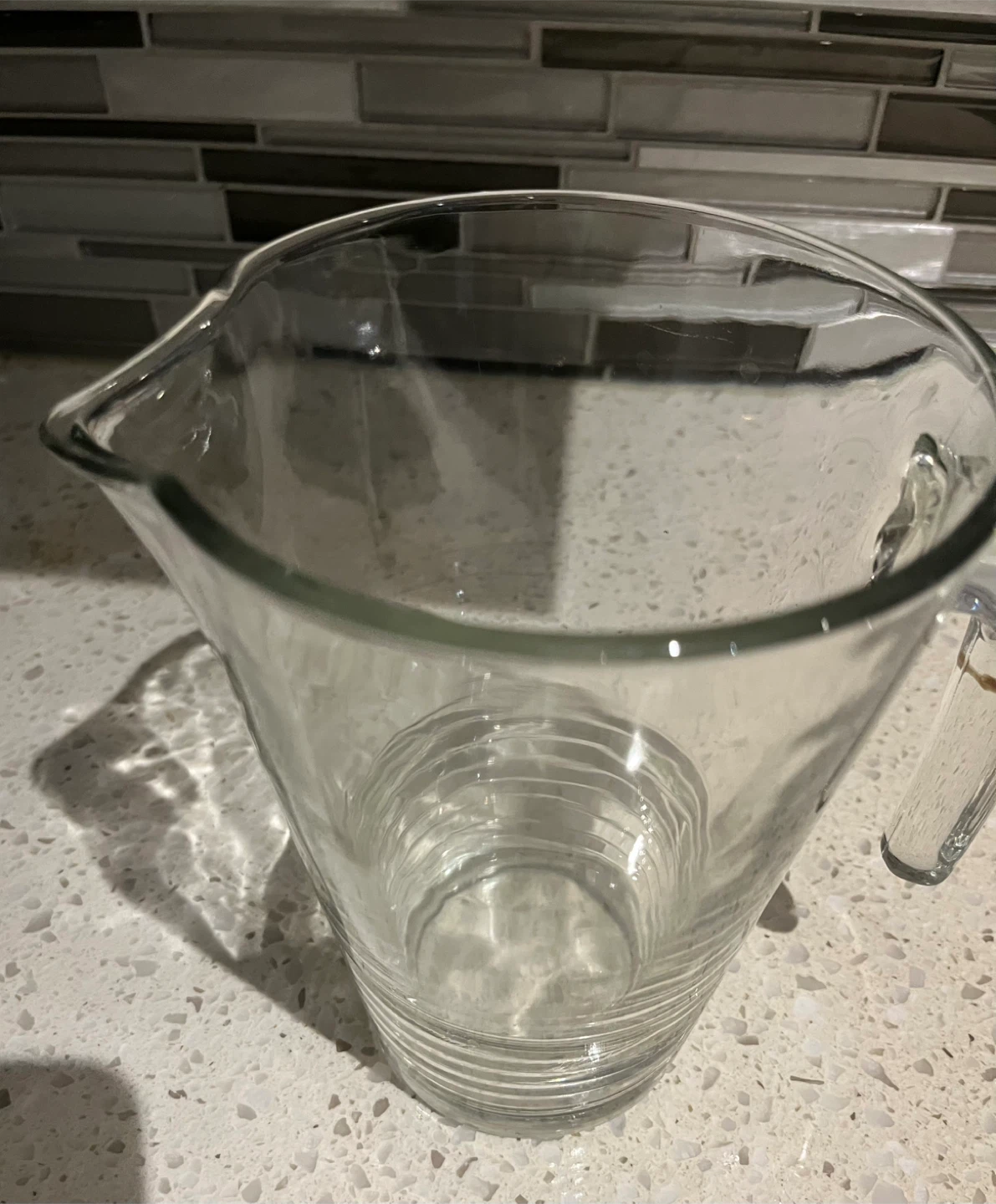 IKEA 1 Litre Clear Glass Pitcher