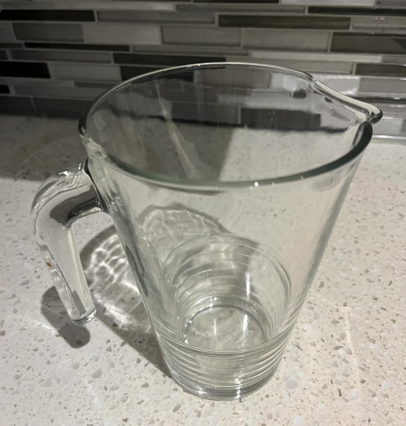 IKEA 1 Litre Clear Glass Pitcher - photo 2