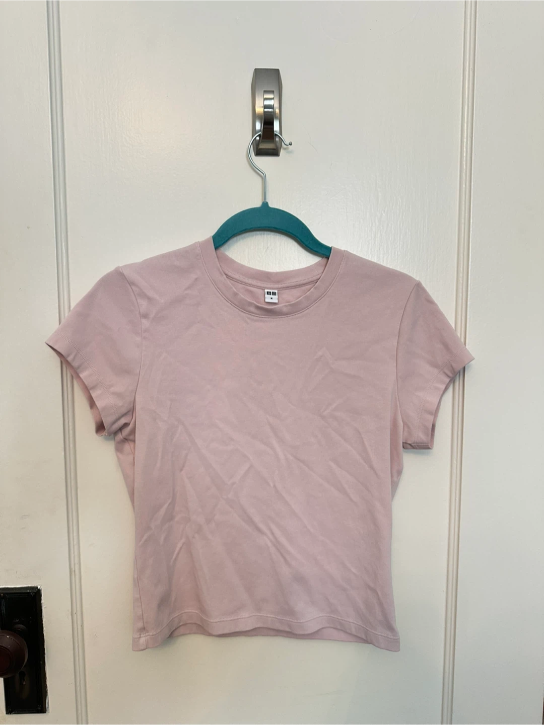 uniqlo mini tshirt pink size M