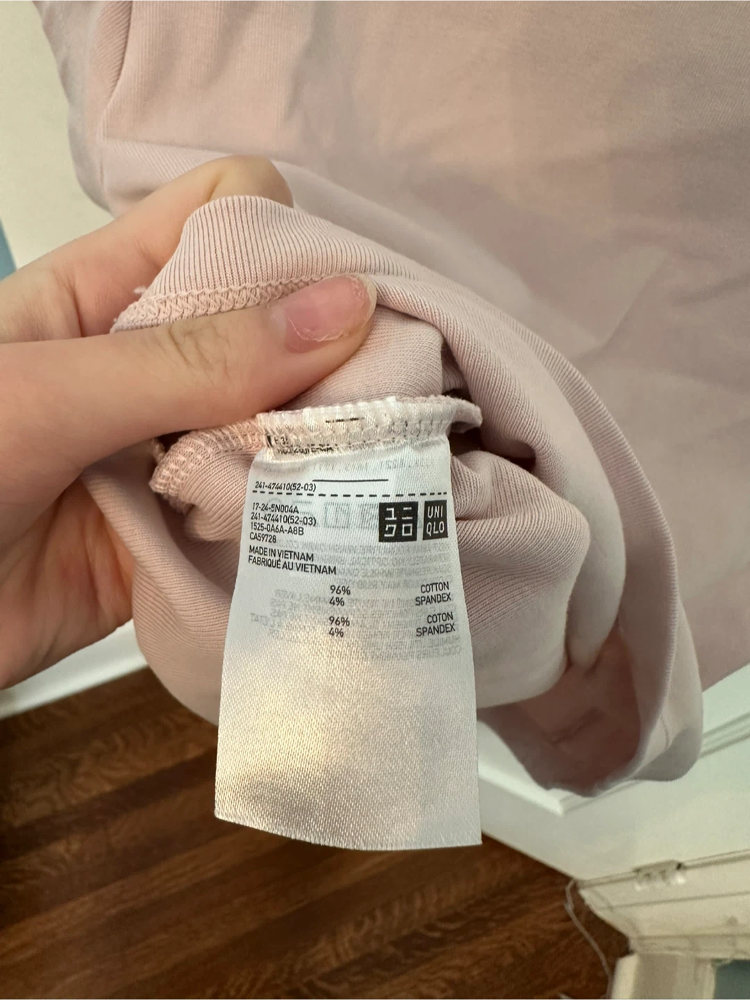 uniqlo mini tshirt pink size M - photo 3