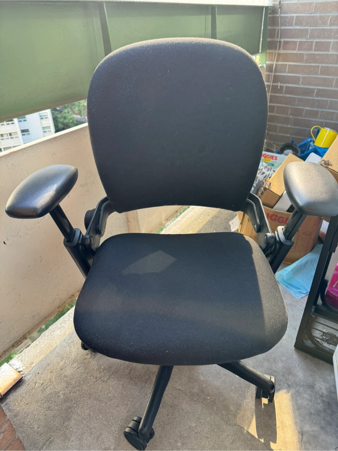 Steelcase black office chair