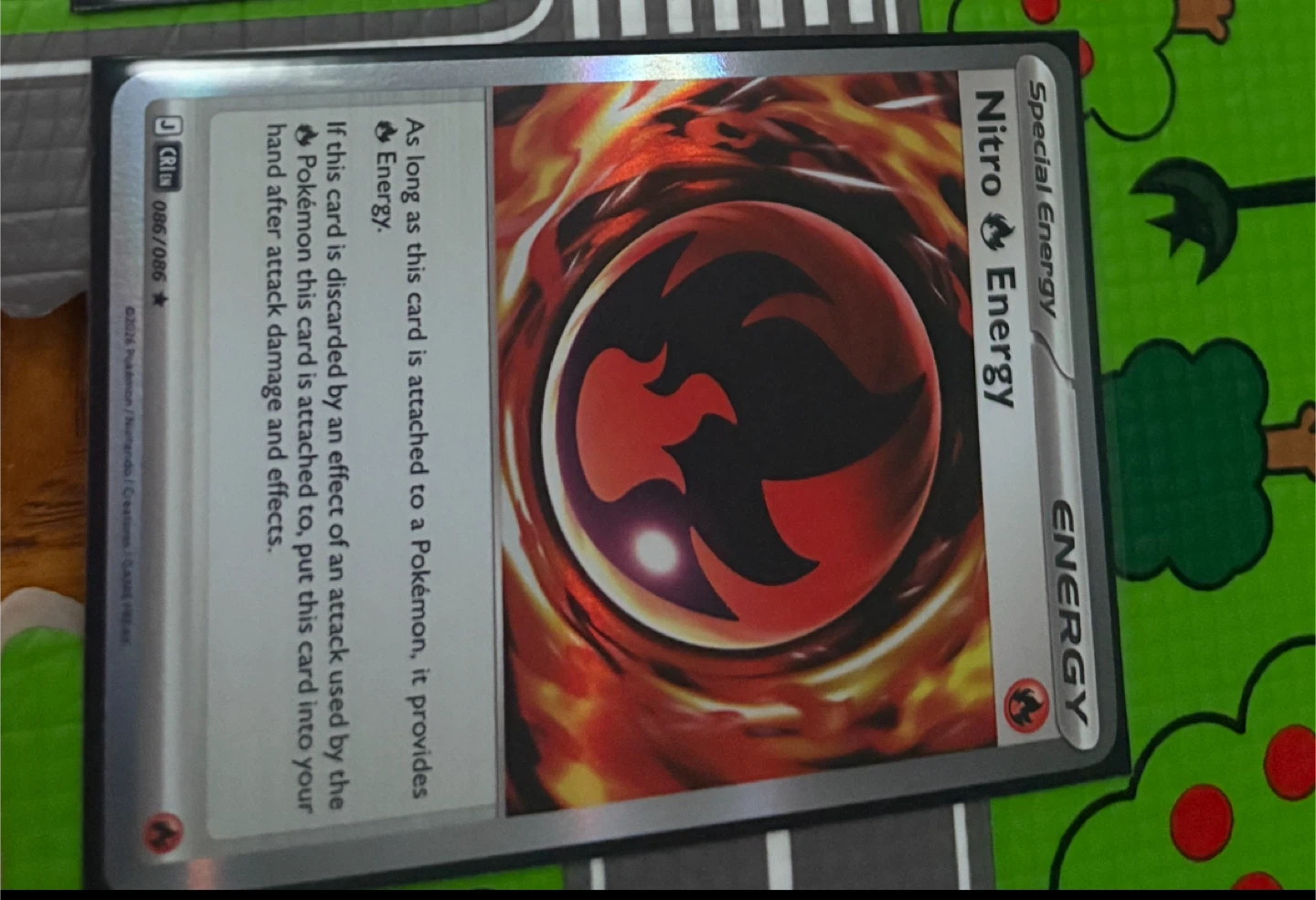 Pokemon Special Energy Nitro Energy Card