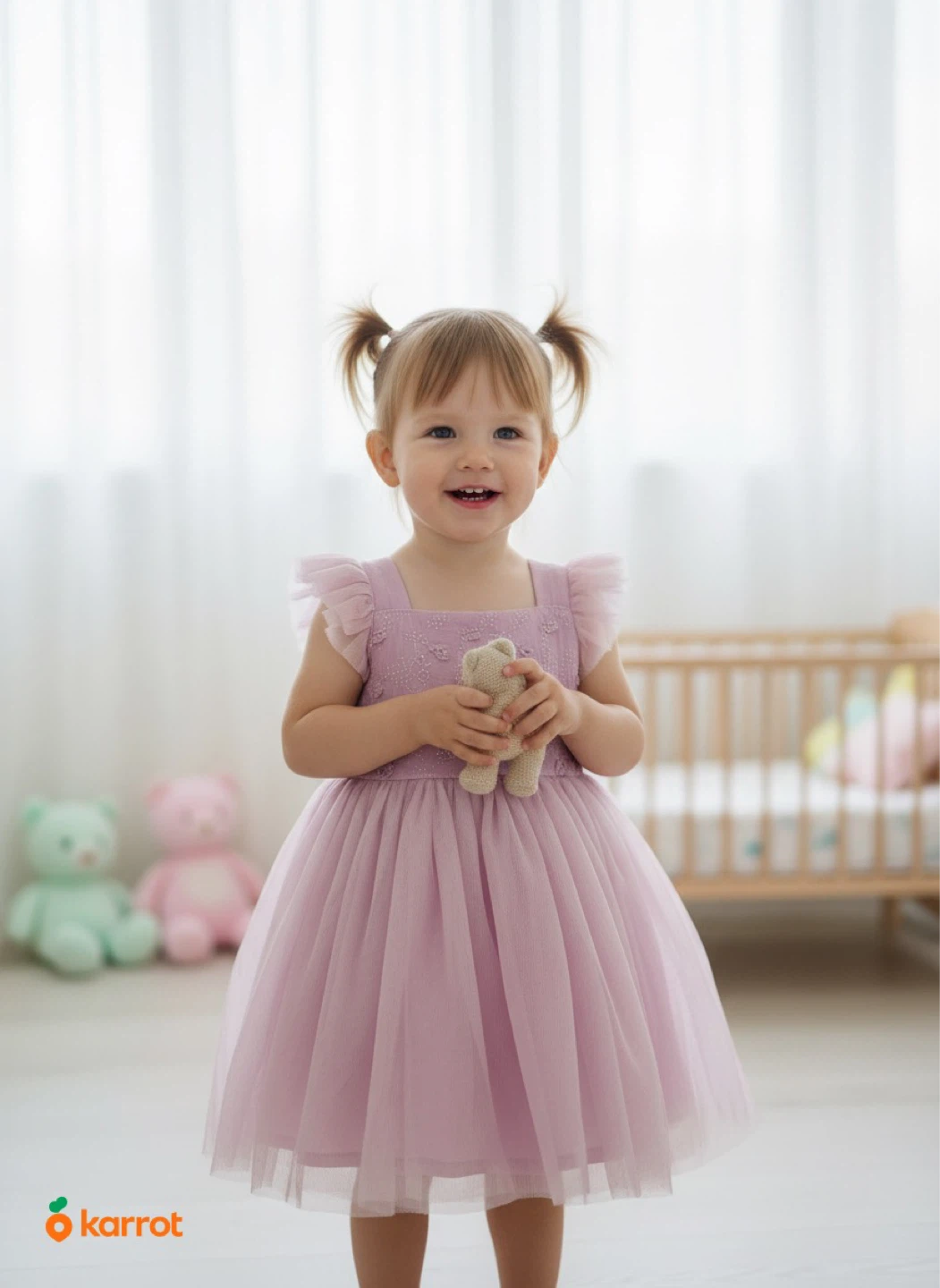 Girls Pink Tulle Dress