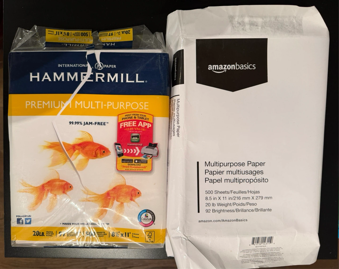 2 pack of Multipurpose Paper, printer paper