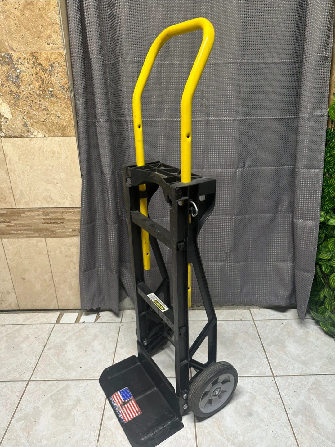 Hand Truck Dolly with Yellow Handles