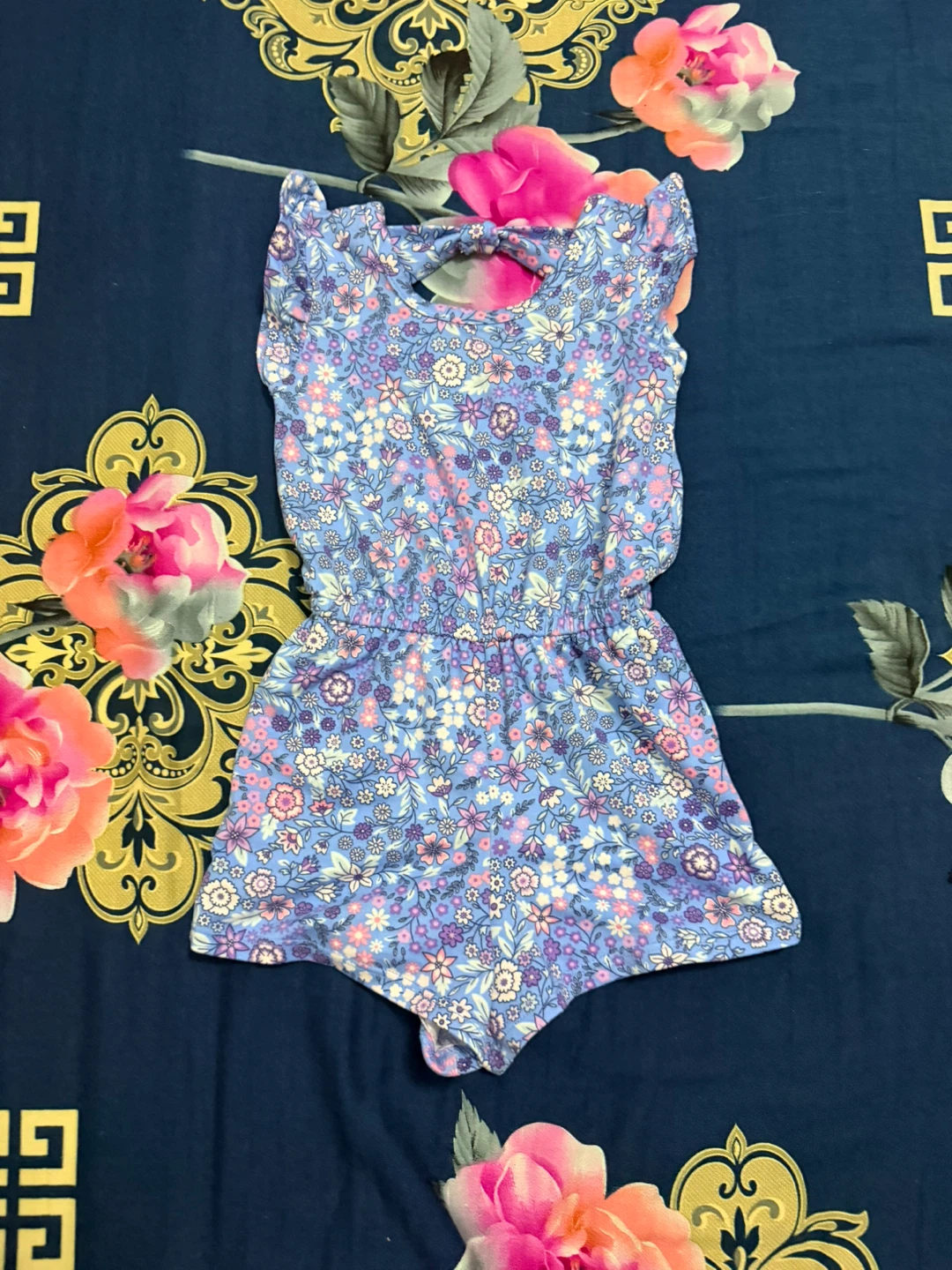 Girls Floral Romper - photo 2
