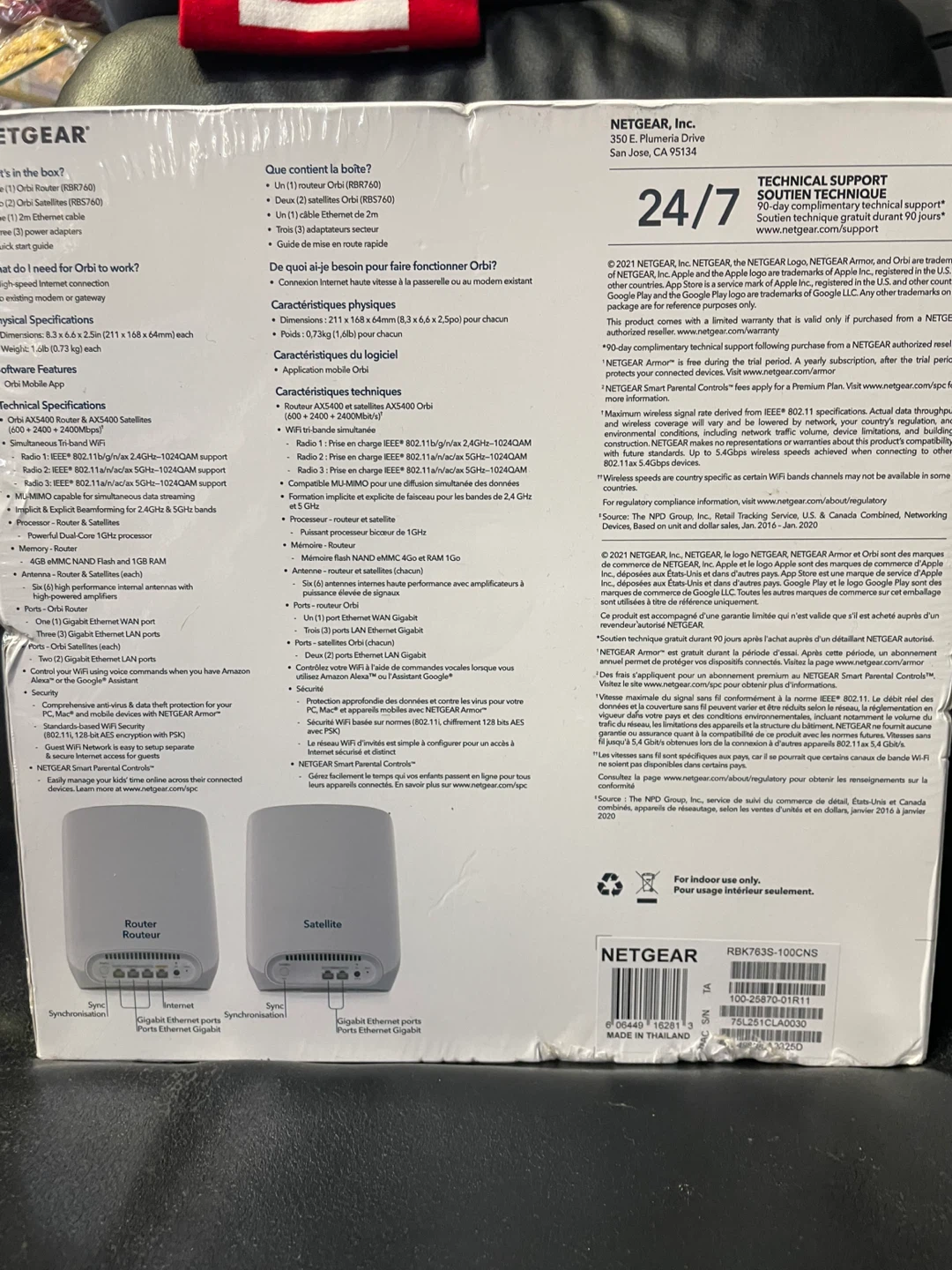 NETGEAR Orbi AX5400 Mesh WiFi 6 System (RBK763) - photo 4