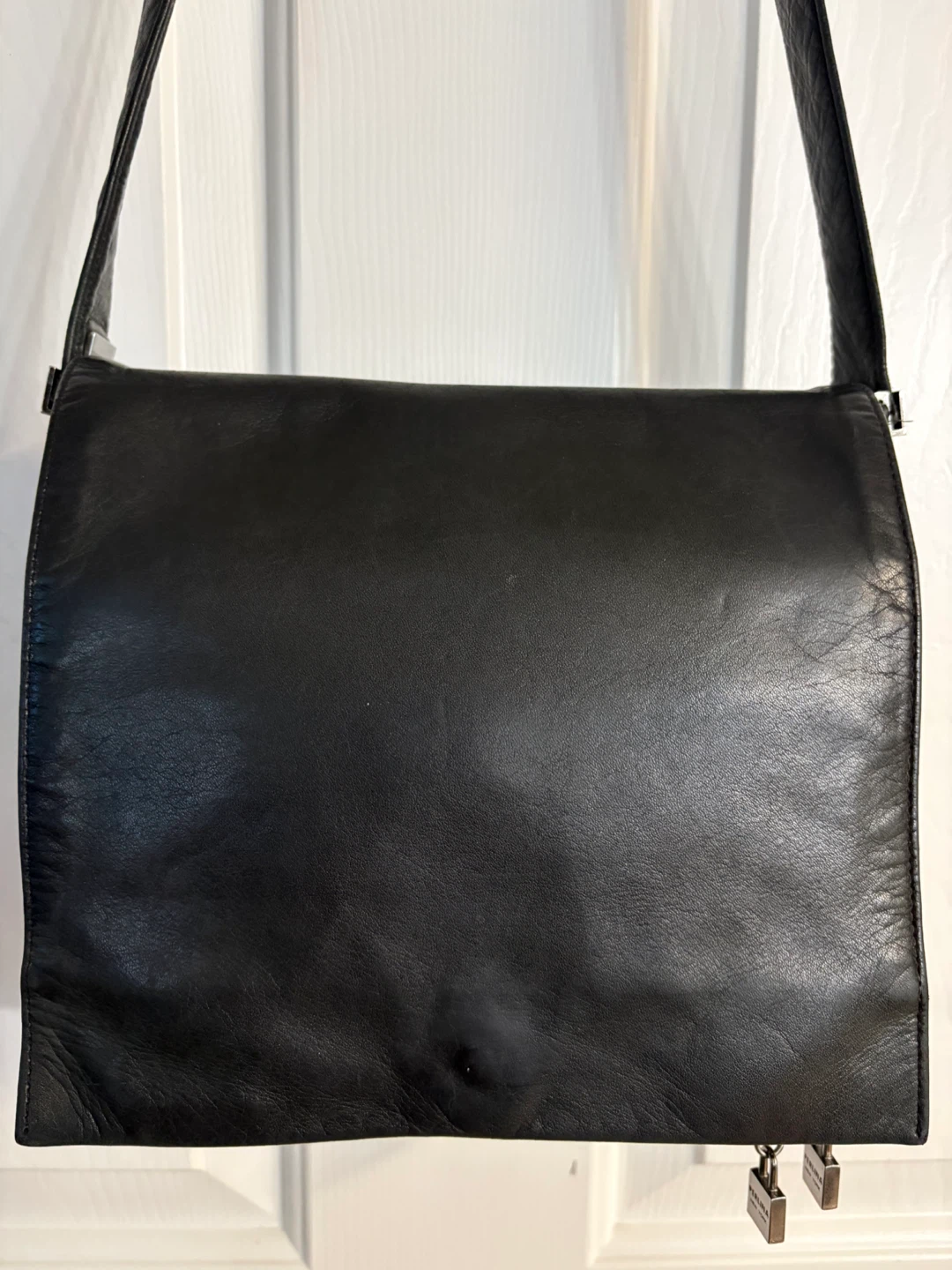 Perlina New York Black Leather Crossbody Bag - photo 2