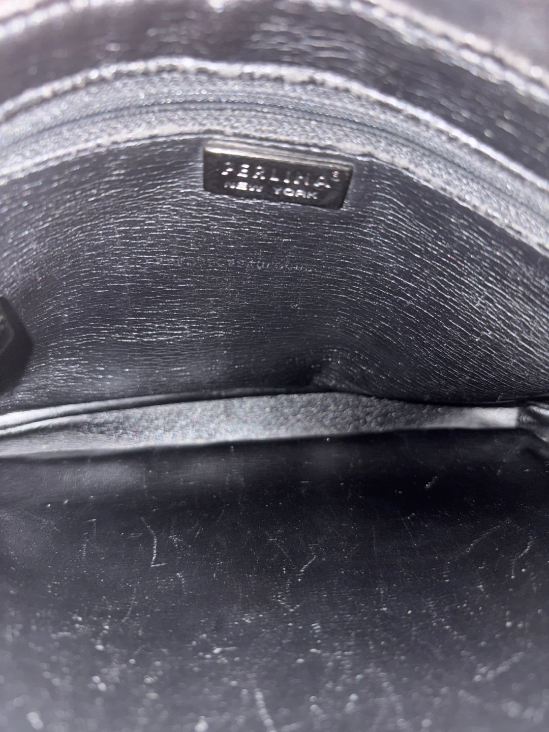 Perlina New York Black Leather Crossbody Bag - photo 4