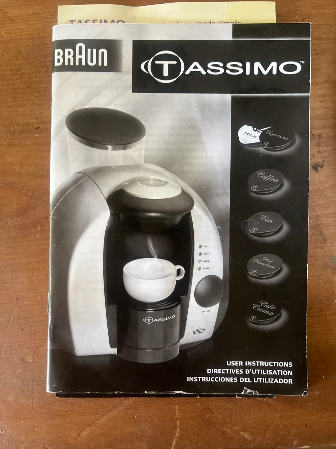 Braun Tassimo Coffee Maker