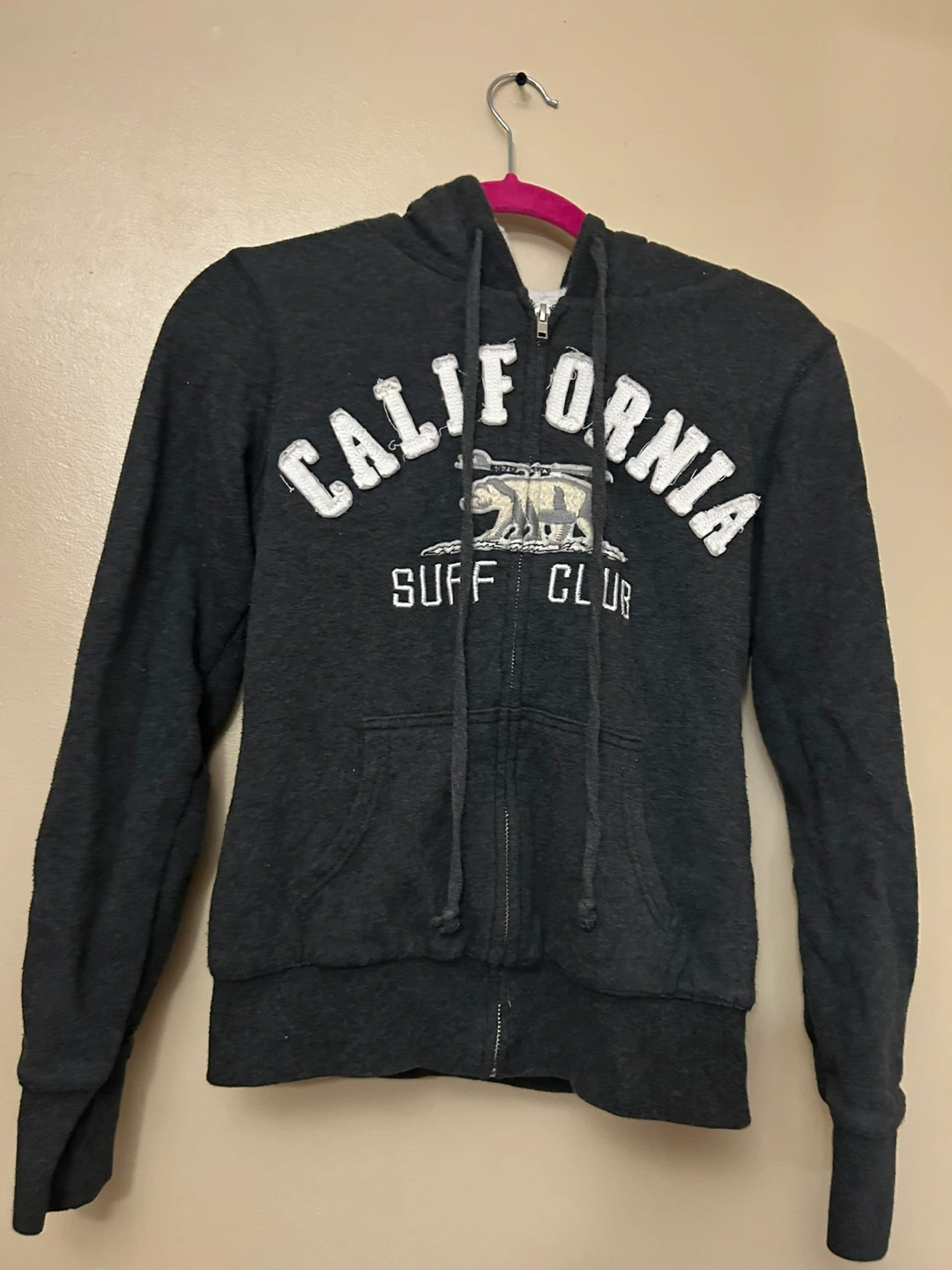 Grey Reflex California Surf Club Hoodie {Small)