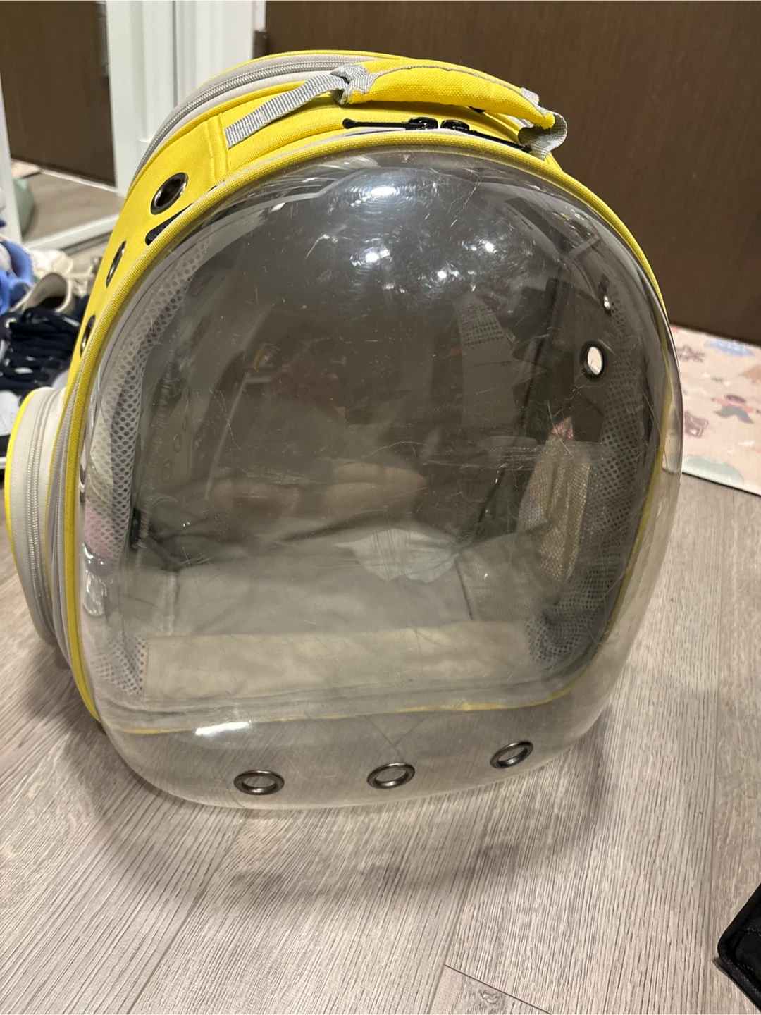 Yellow Pet Carrier Backpack
