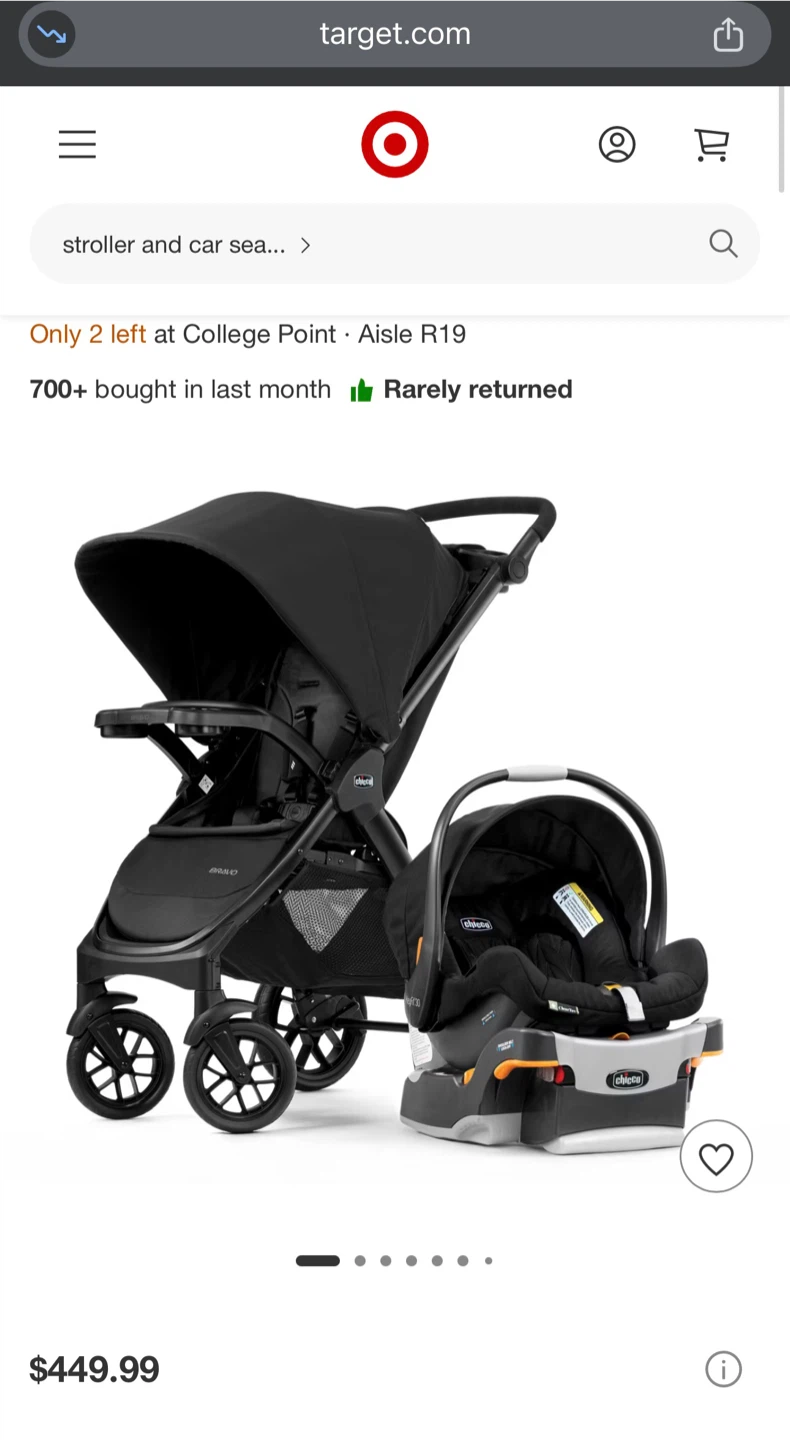 Chicco Bravo Trio Travel System