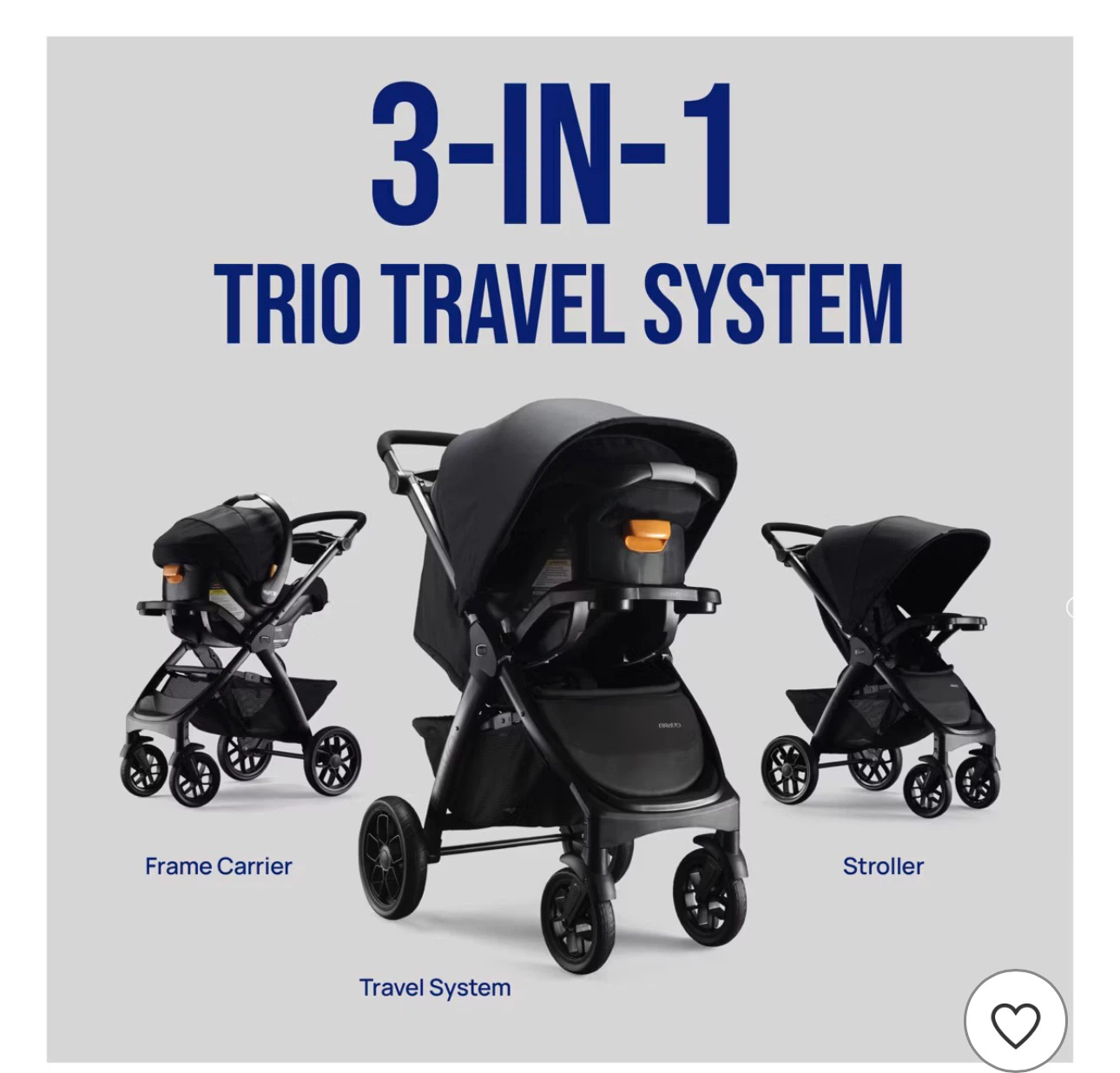 Chicco Bravo Trio Travel System - photo 2