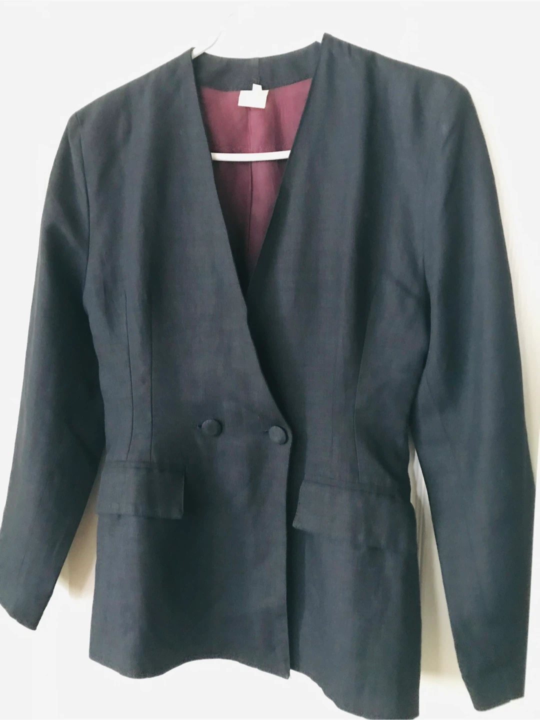 Dark navy blue Double-Breasted Blazer
