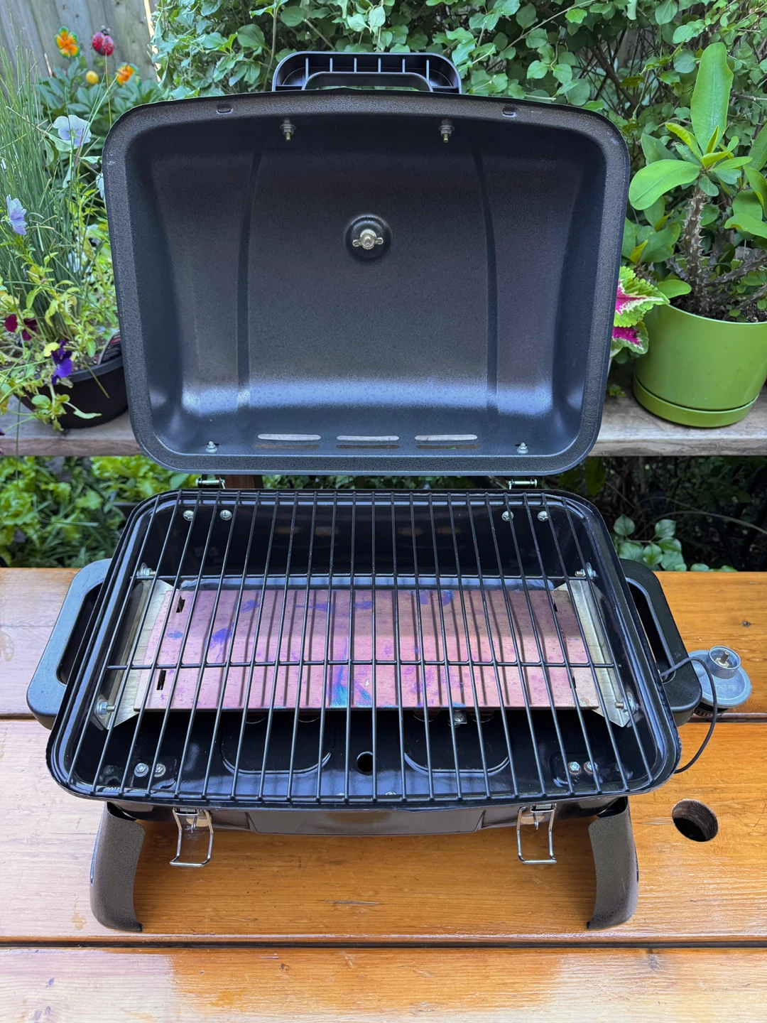 Portable Tabletop Single-Burner Propane Gas BBQ Grill - photo 2
