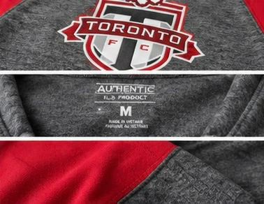 Toronto FC Red Gray Hoodie Medium - photo 3