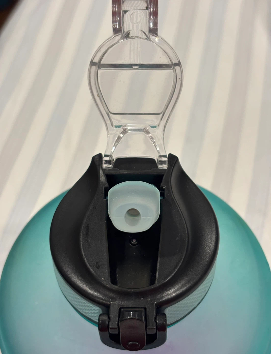 Large Motivational Water Bottle with Straw - photo 5