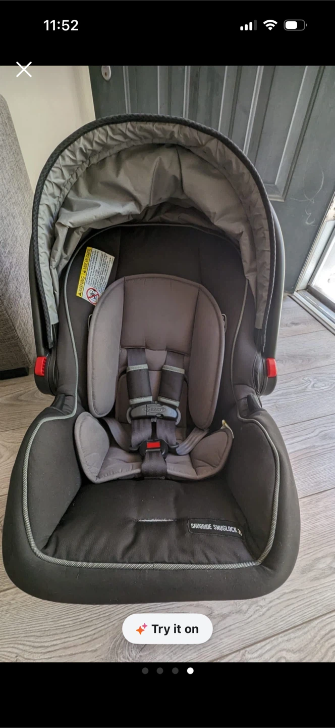 Baby Car Seat Base with SnugRide SnugLock
