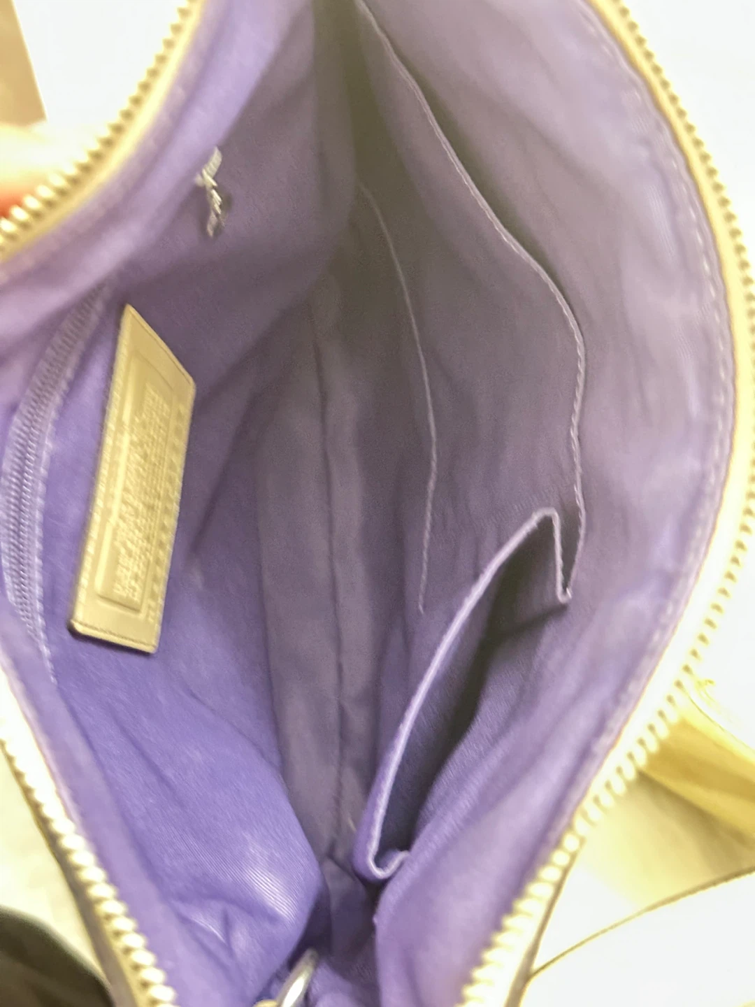 Coach Cream Leather Hobo Bag - photo 4