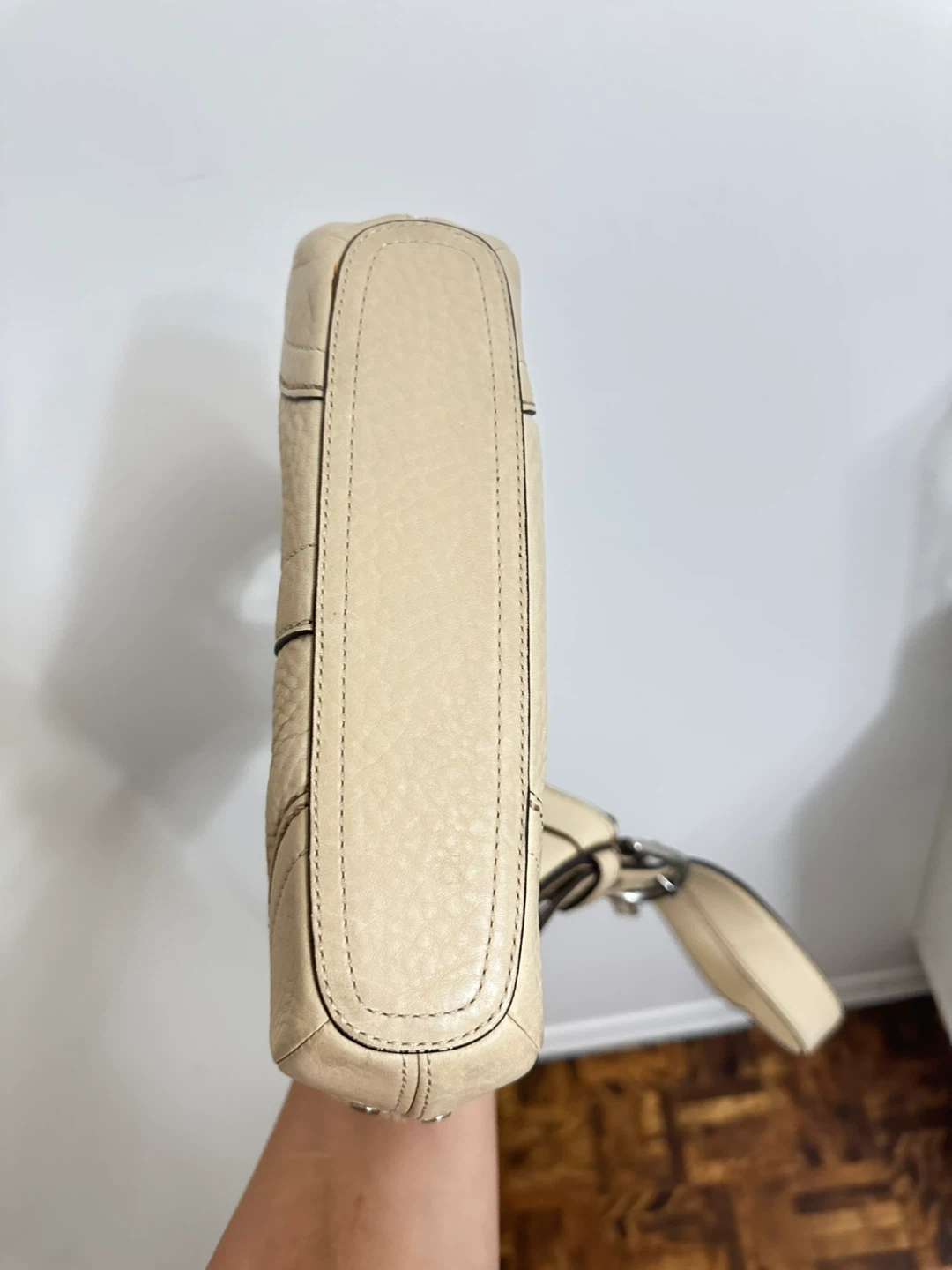 Coach Cream Leather Hobo Bag - photo 5