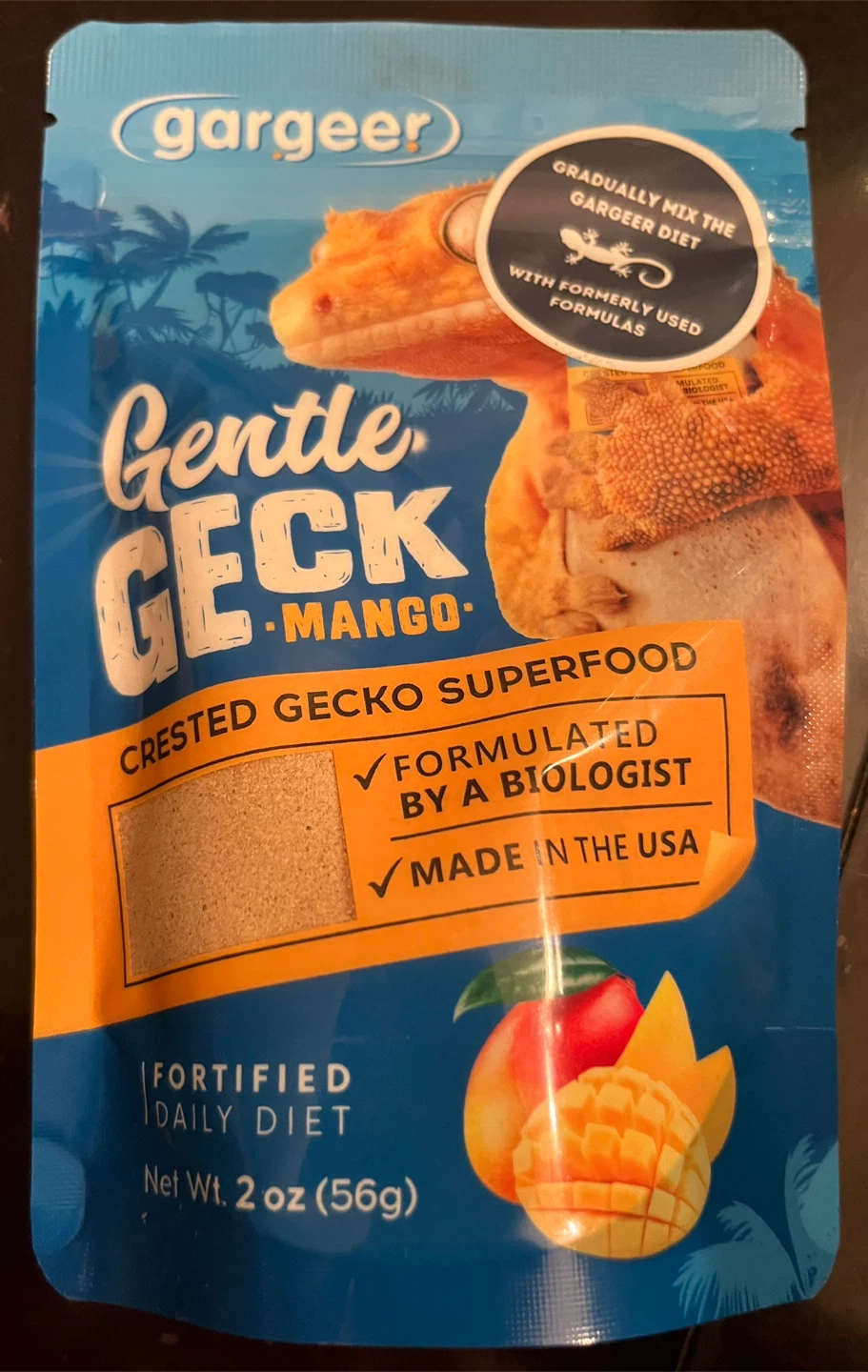 🦎 Gargeer 2oz Complete Crested Gecko Food Diet